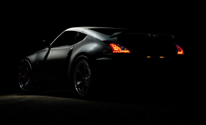 photography of gray sports car